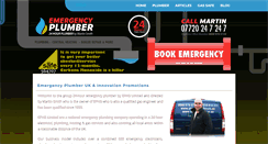 Desktop Screenshot of emergencyplumber.uk.com