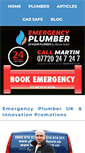 Mobile Screenshot of emergencyplumber.uk.com